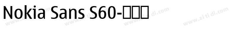 Nokia Sans S60字体转换 Nokia Sans S60字体转换